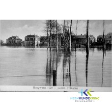 hoogwater tolkamer ! 1920 Het Laantje nu Binnenweg F00001555